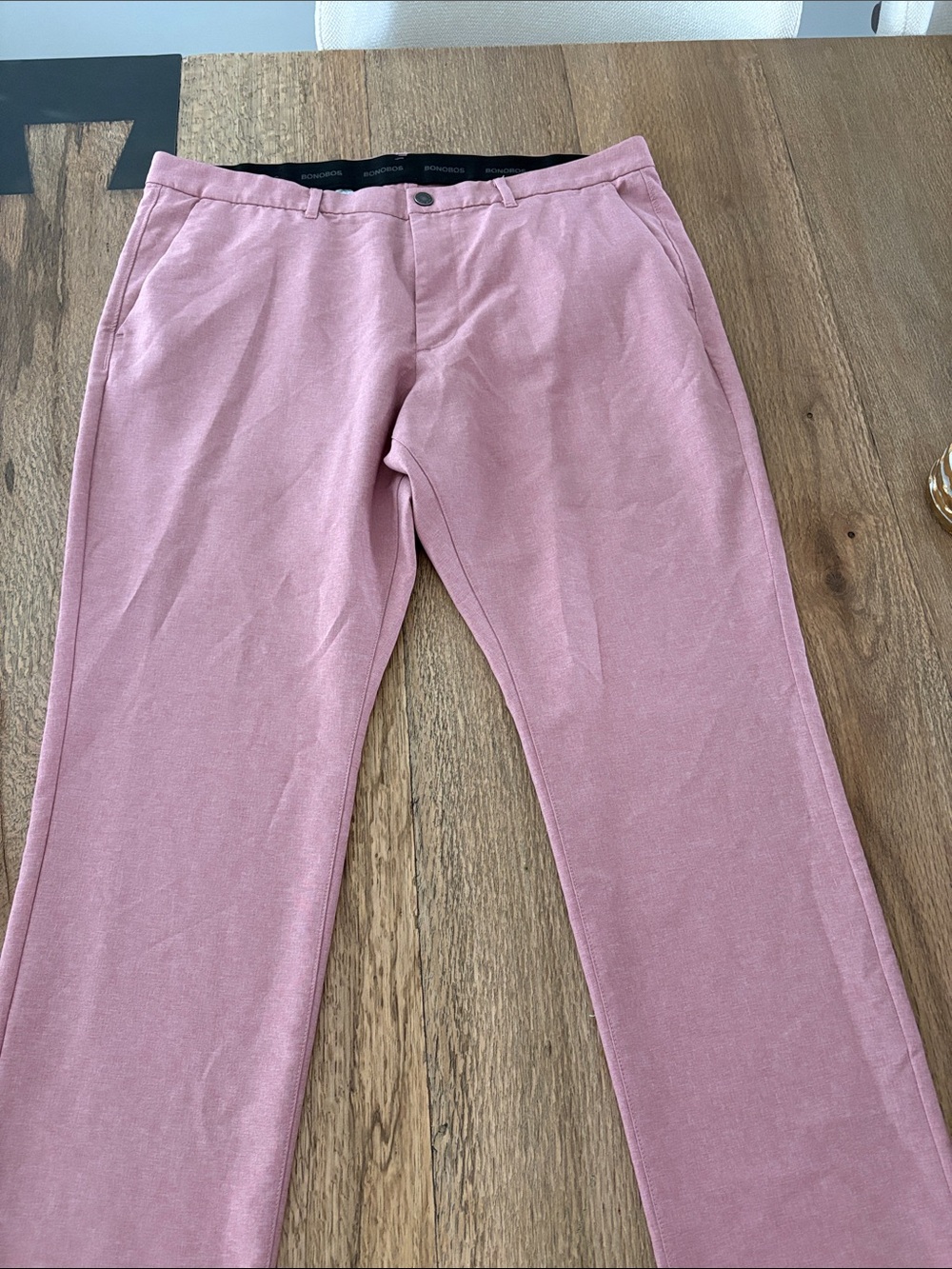 Bonobos Dusty Pink Chino Pants - Straight Fit